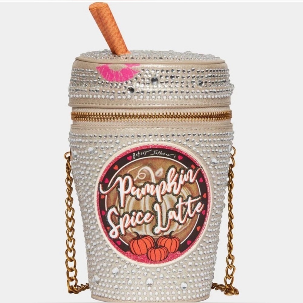 NWT Betsey Johnson Kitsch Spice Spice Baby Crystal Sm Crossbody Limited Edition - Picture 3 of 9